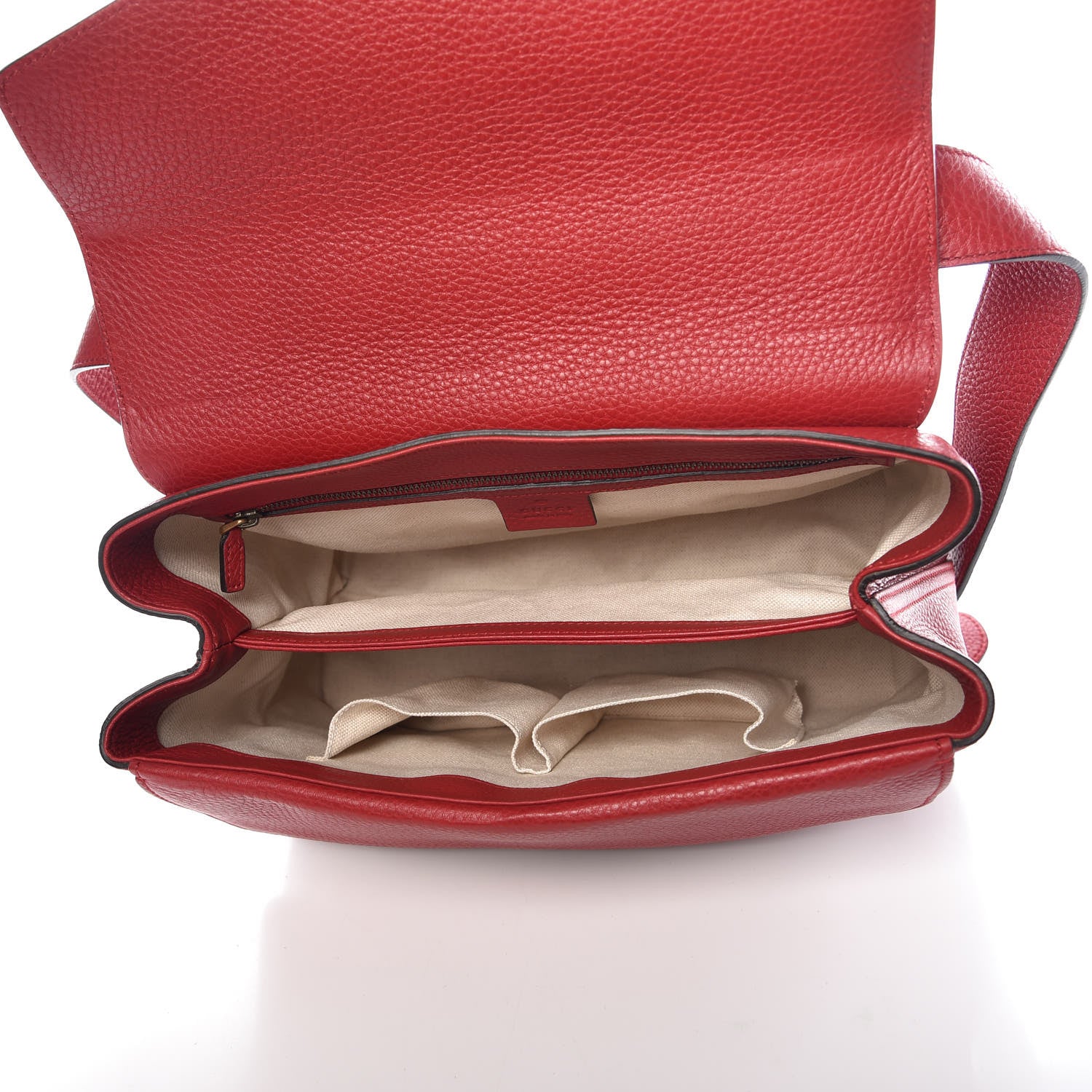 Gucci Cellarius Calfskin GG Marmont Shoulder Bag Vulcanic Red 5 of 9