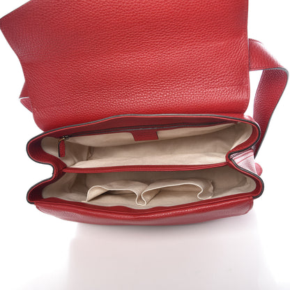 Gucci Cellarius Calfskin GG Marmont Shoulder Bag Vulcanic Red 5 of 9
