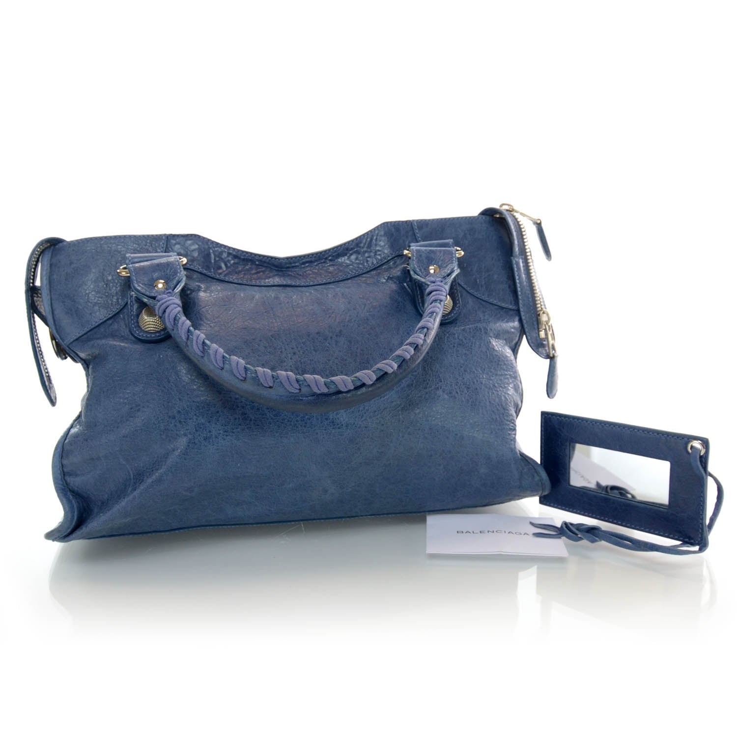 Balenciaga Chevre Giant 21 Silver Hardware City Ocean 3 of 9
