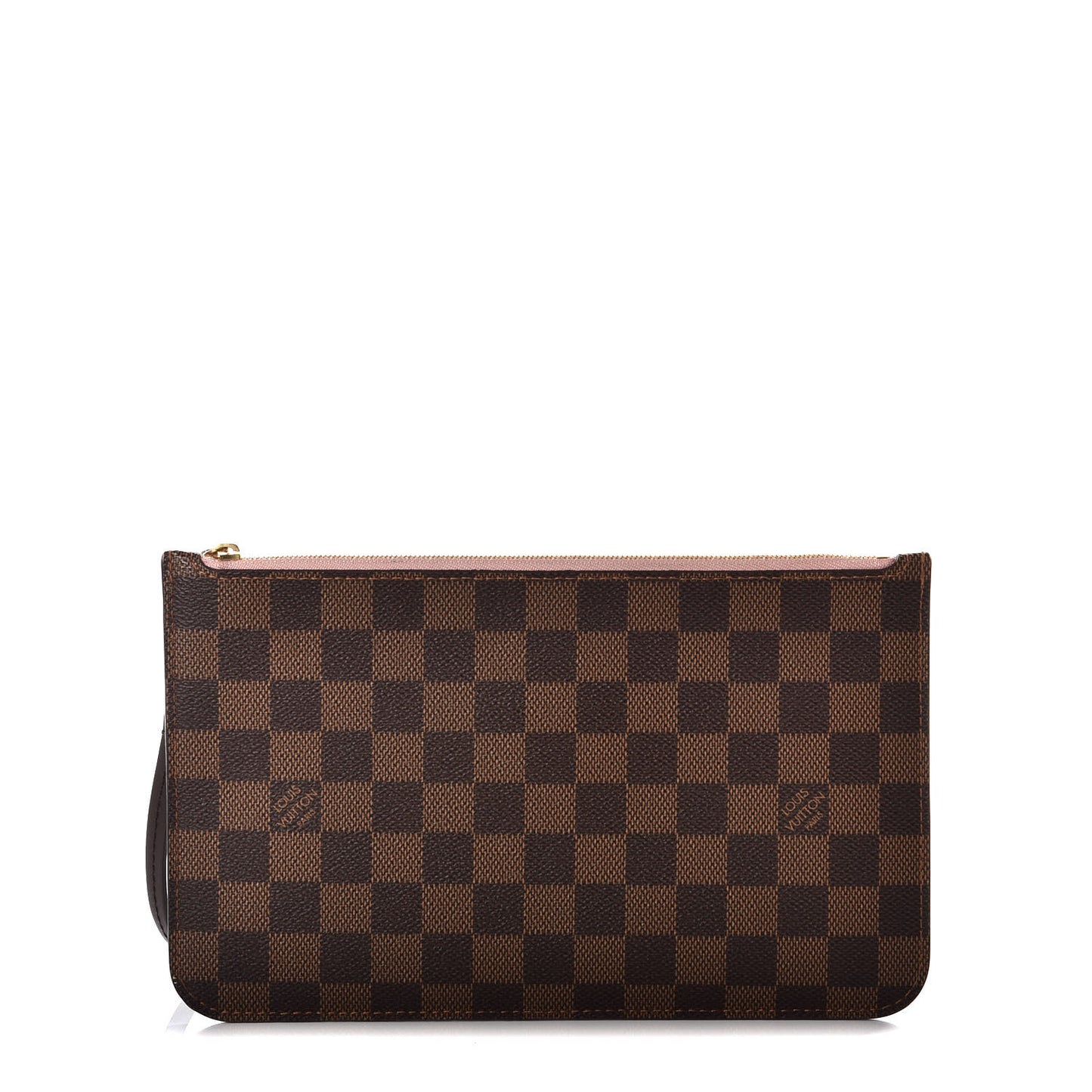 Damier Ebene Neverfull MM GM Pochette Rose Ballerine