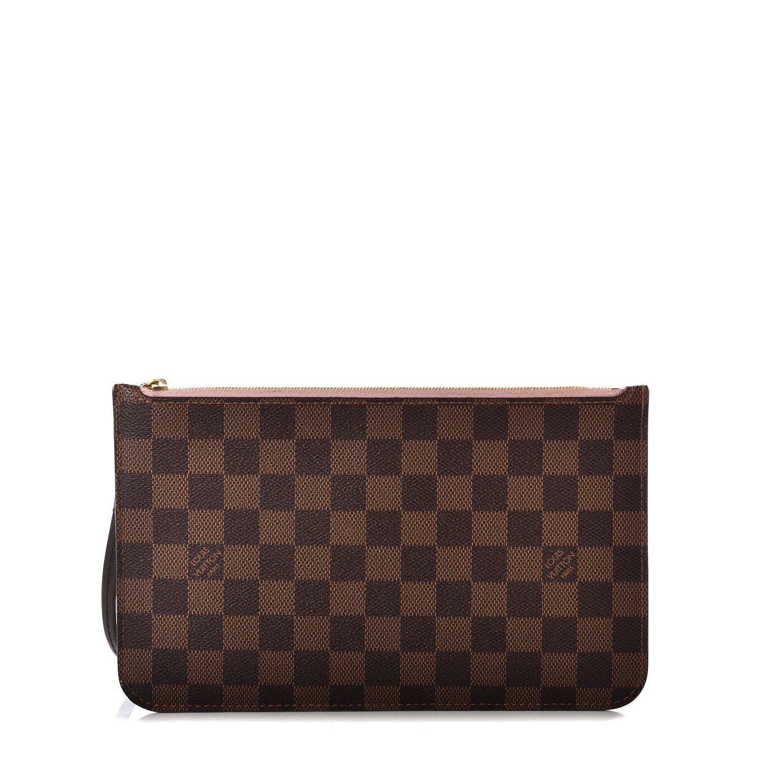 Louis Vuitton Damier Ebene Neverfull MM GM Pochette Rose Ballerine 1 of 10