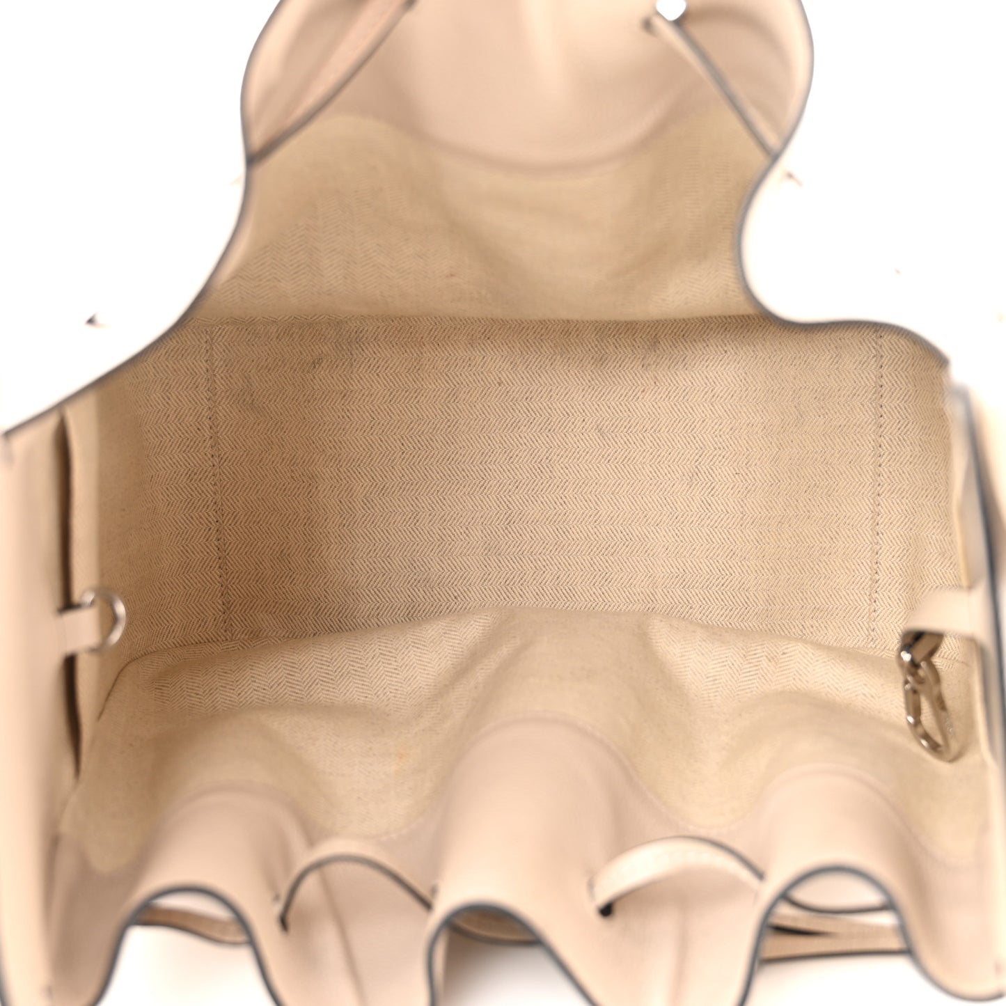 Grained Calfskin Small Hammock Shoulder Bag Sand