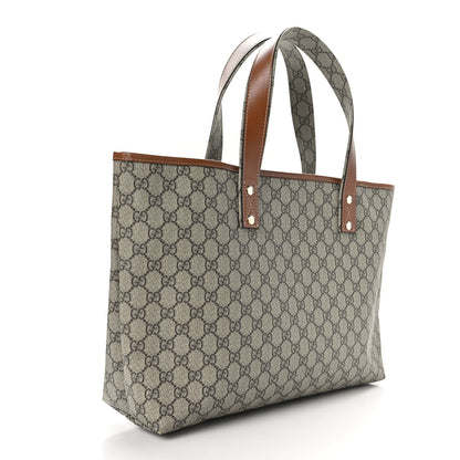 Gucci GG Plus Monogram Medium Signature Web Loop Tote Light Brown 4 of 10