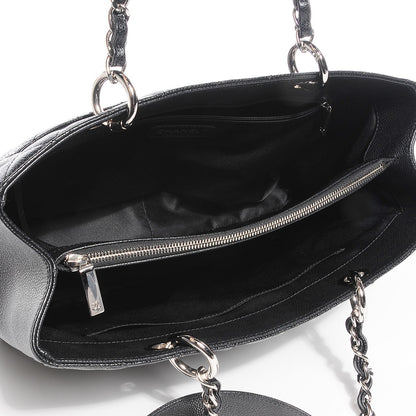Chanel Caviar Grand Shopping Tote GST Black 4 of 9