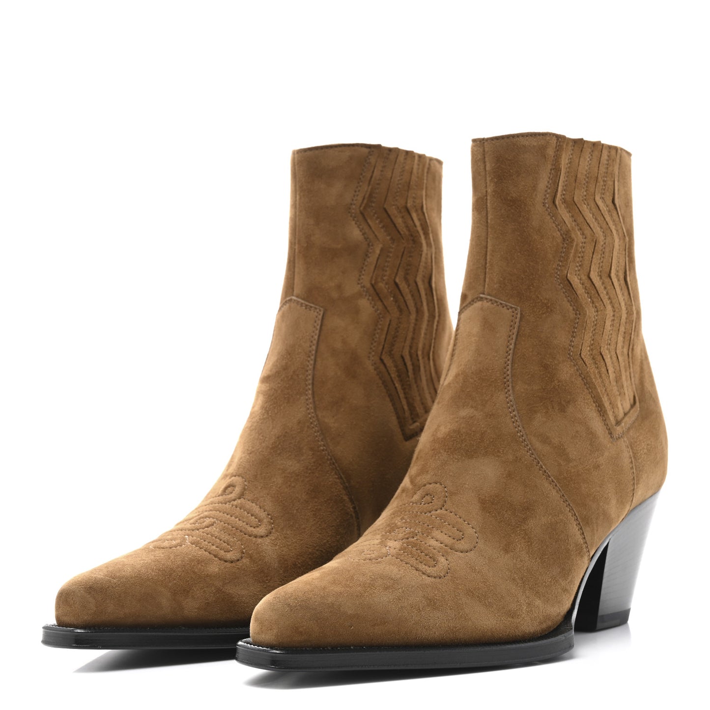 Suede Womens Vegas Ankle Boot 39 Brun Fume