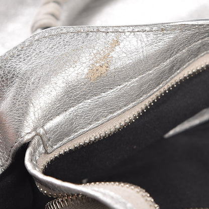 Balenciaga Metallic Agneau Giant 12 Silver Hardware Town Gris Aluminum 9 of 10