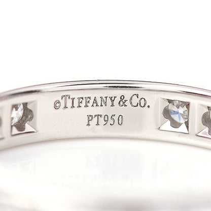 Tiffany Platinum Diamond 3mm Wedding Band Ring 50 5.5 4 of 4