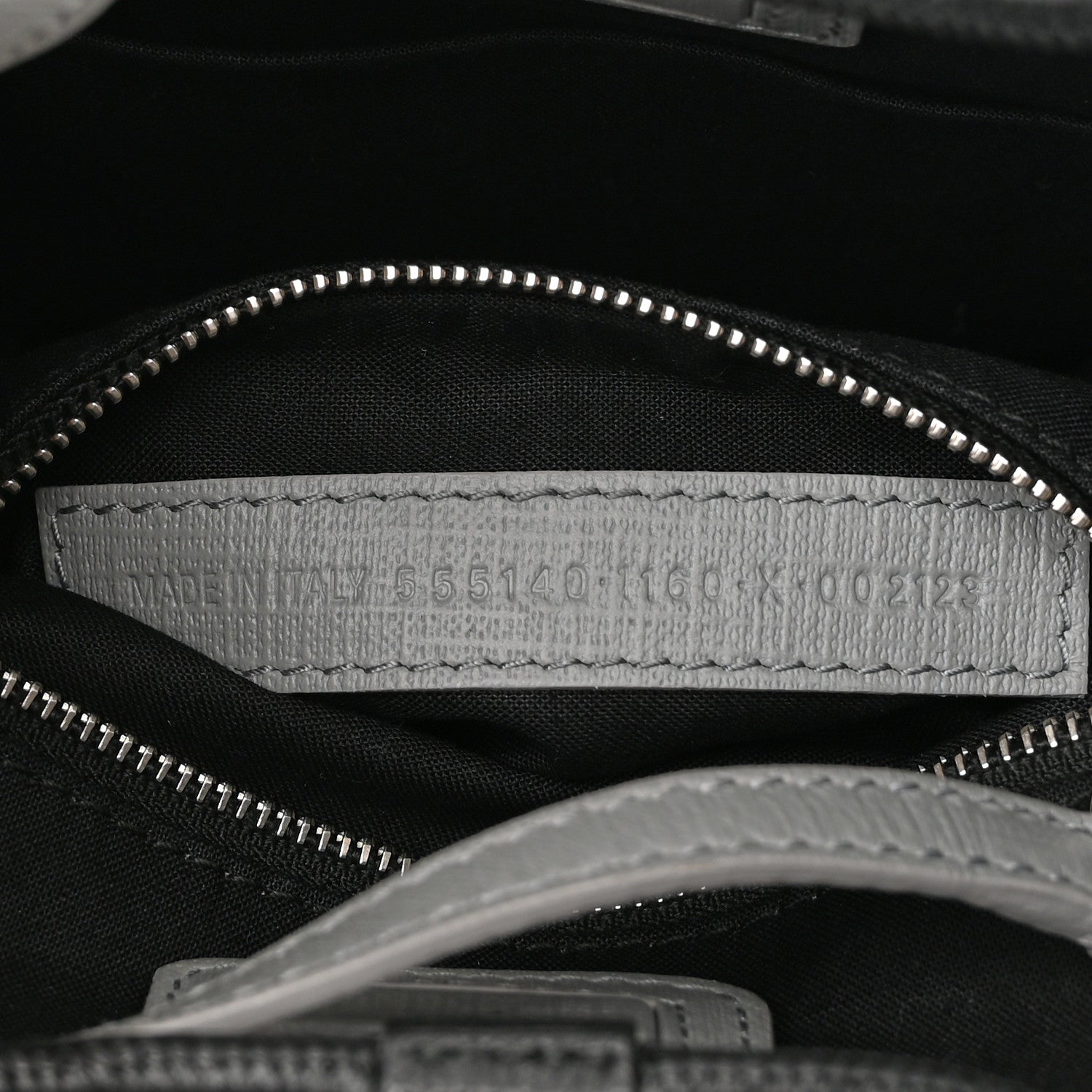 Balenciaga Calfskin Logo XXS Shopping Tote Gris Fossile 7 of 11