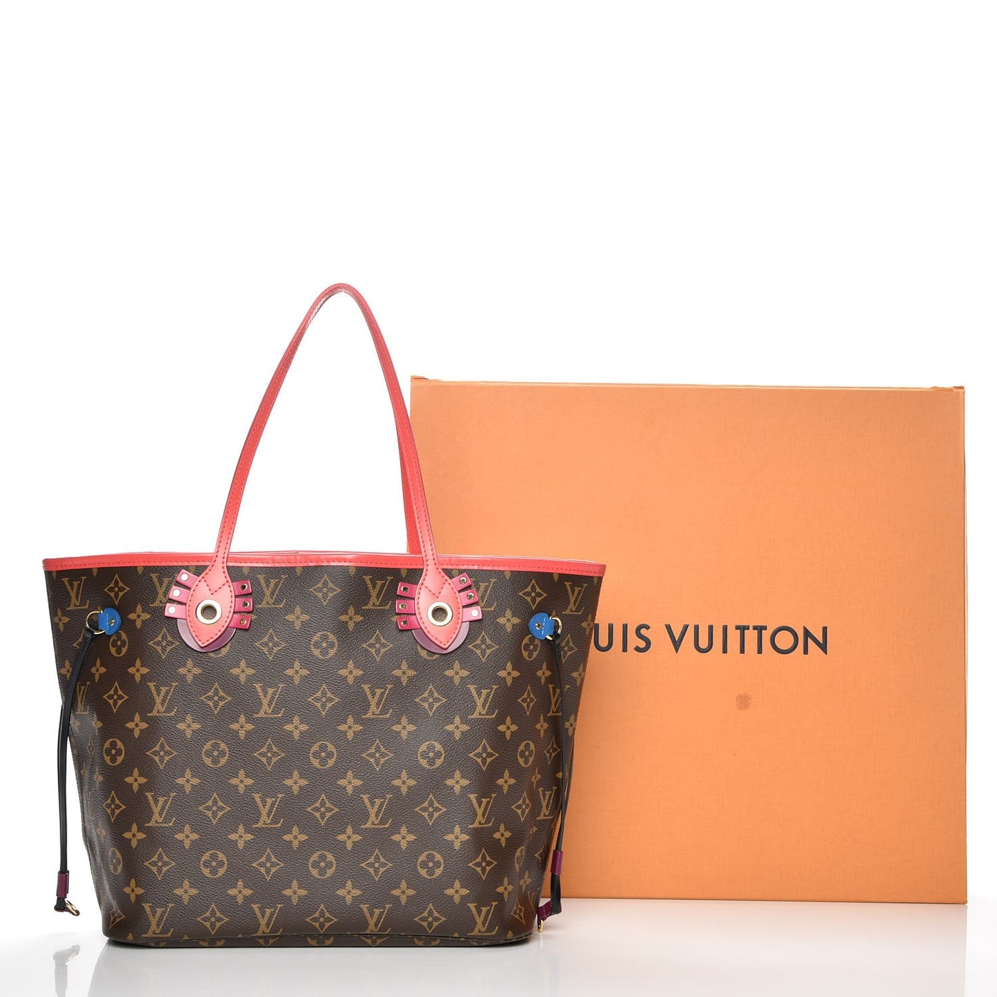 Monogram Totem Neo Neverfull MM Flamingo