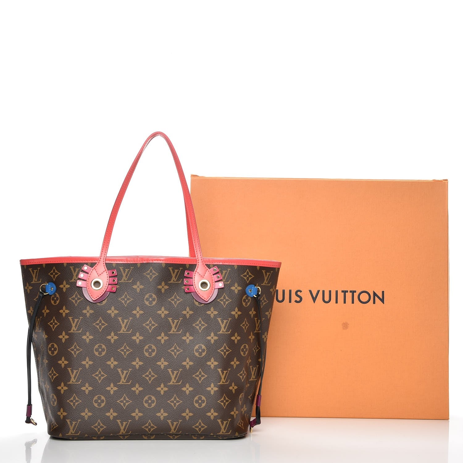Louis Vuitton Monogram Totem Neo Neverfull MM Flamingo 8 of 8