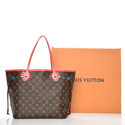 Louis Vuitton Monogram Totem Neo Neverfull MM Flamingo 8 of 8