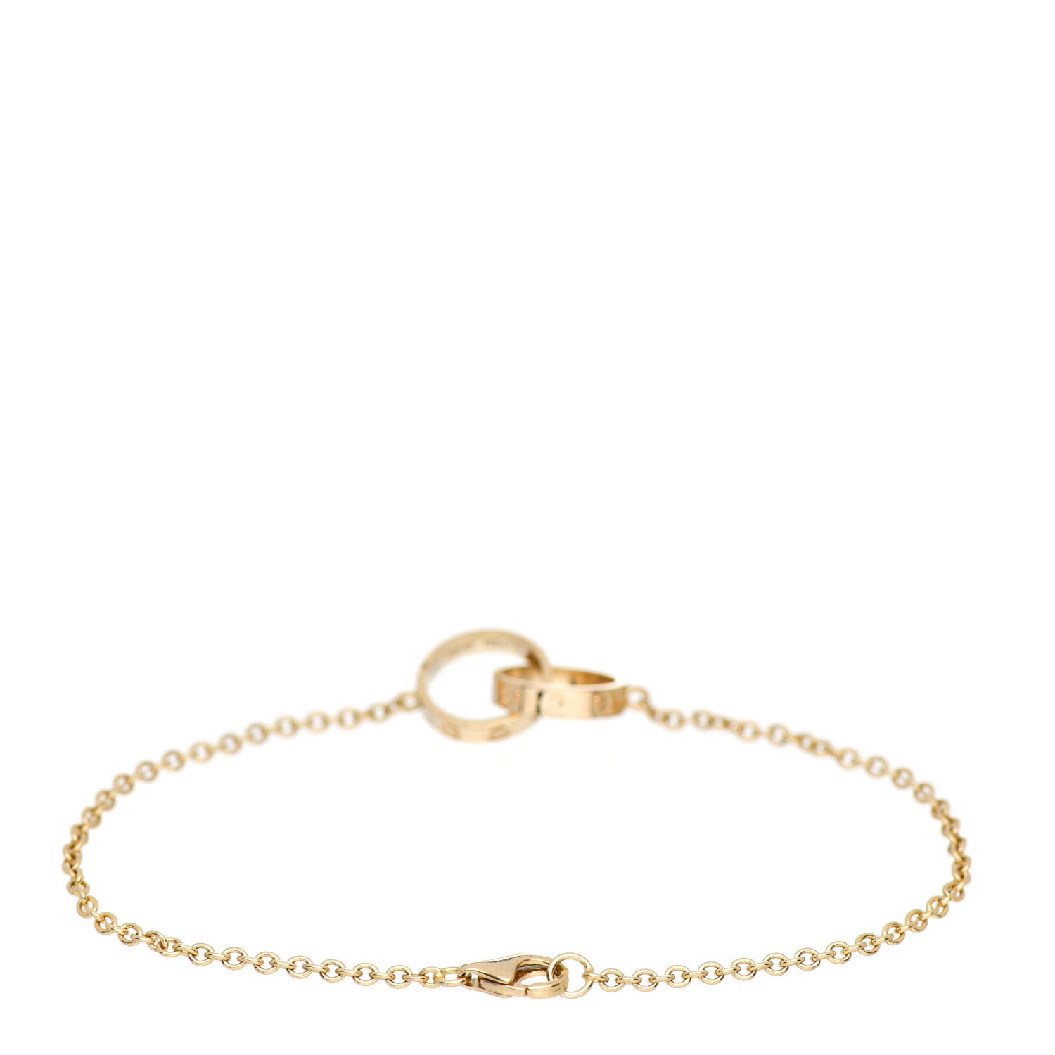 Cartier 18K Yellow Gold Interlocking LOVE Bracelet 3 of 5