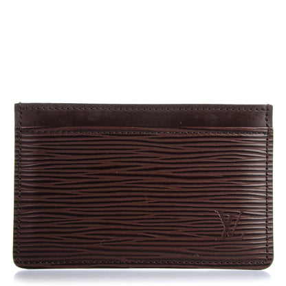 Louis Vuitton Epi Card Holder Moka 1 of 7