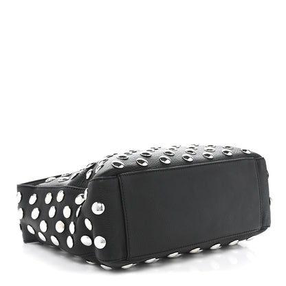 Khaite Pebbled Sport Calfskin Studded Elena Black 3 of 8