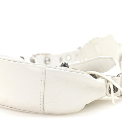 Balenciaga Agneau Arena Le Cagole Shoulder Bag XS Optic White 11 of 11