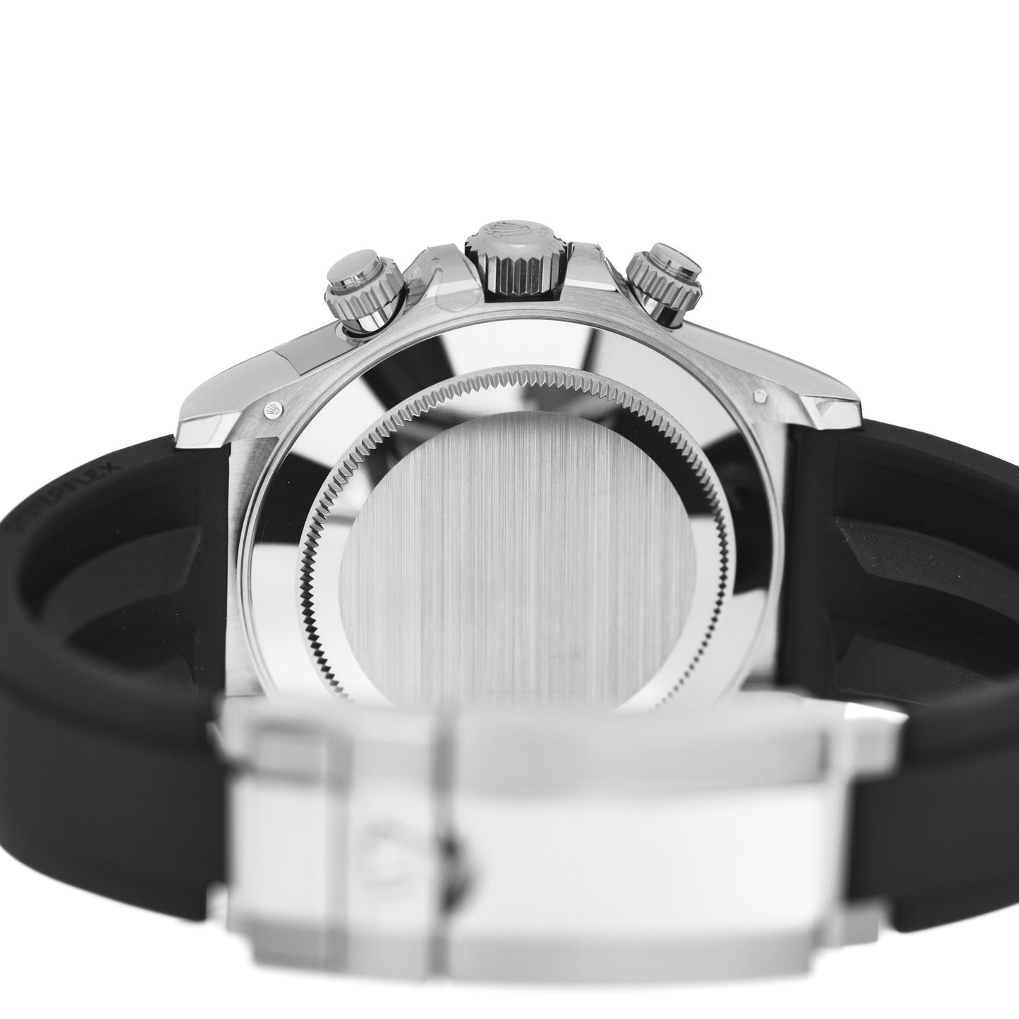 18K White Gold Oysterflex Diamond 40mm Oyster Perpetual Cosmograph Daytona Watch Black 116519LN