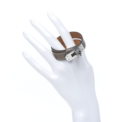 Hermes Swift Kelly Double Tour Bracelet T1 Etoupe 2 of 6