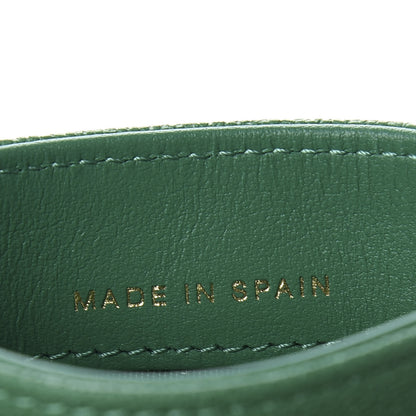 Chanel Caviar Quilted Boy Card Holder Green 6 of 10