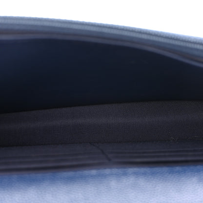 Chanel Caviar Quilted Wallet on Chain WOC Navy Blue 5 of 14