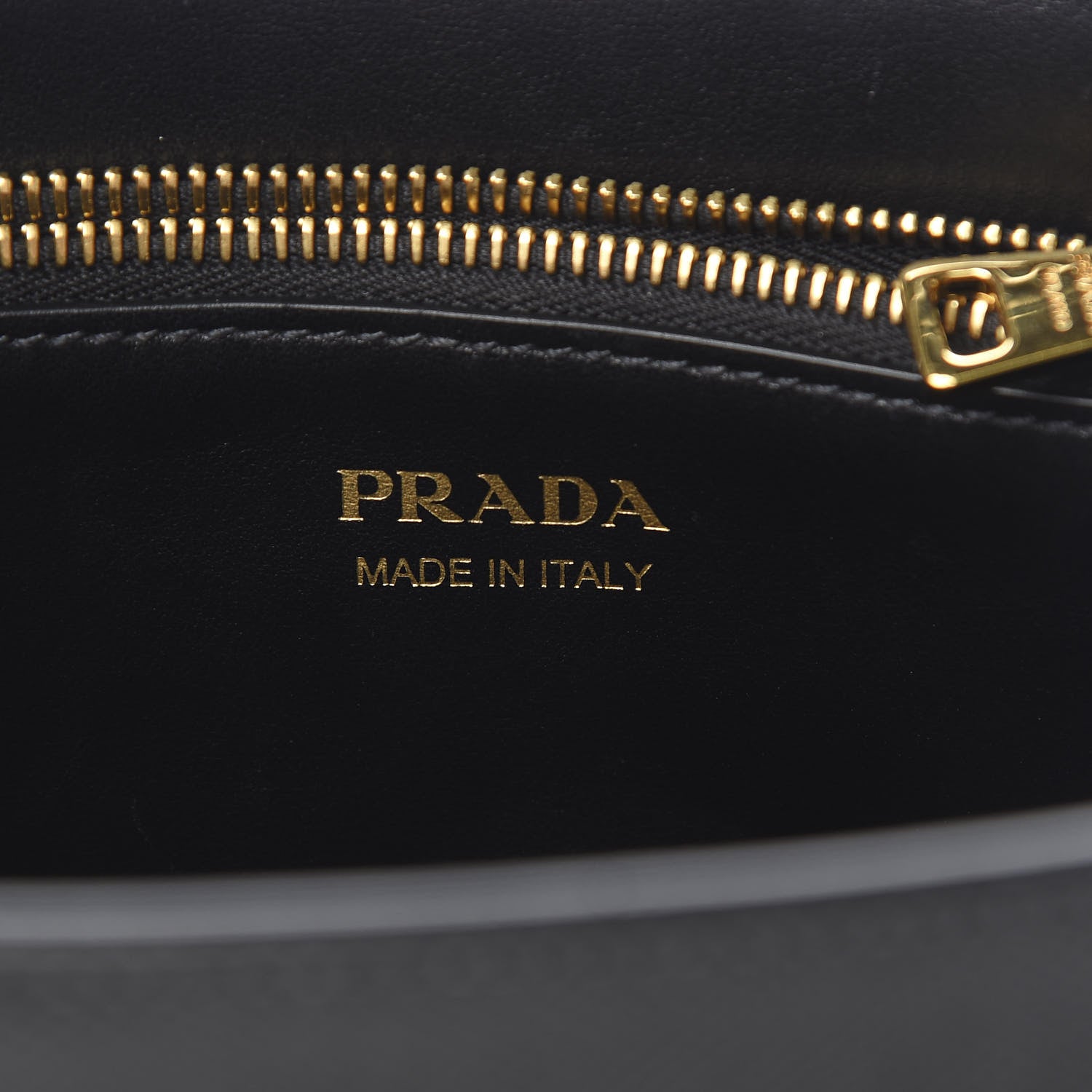 Prada Saffiano Cuir Calfskin Small Monochrome Top Handle Tote Black 7 of 11