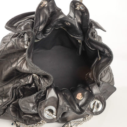 Christian Dior Lambskin Cannage Large Le Trente Tote Black 5 of 7
