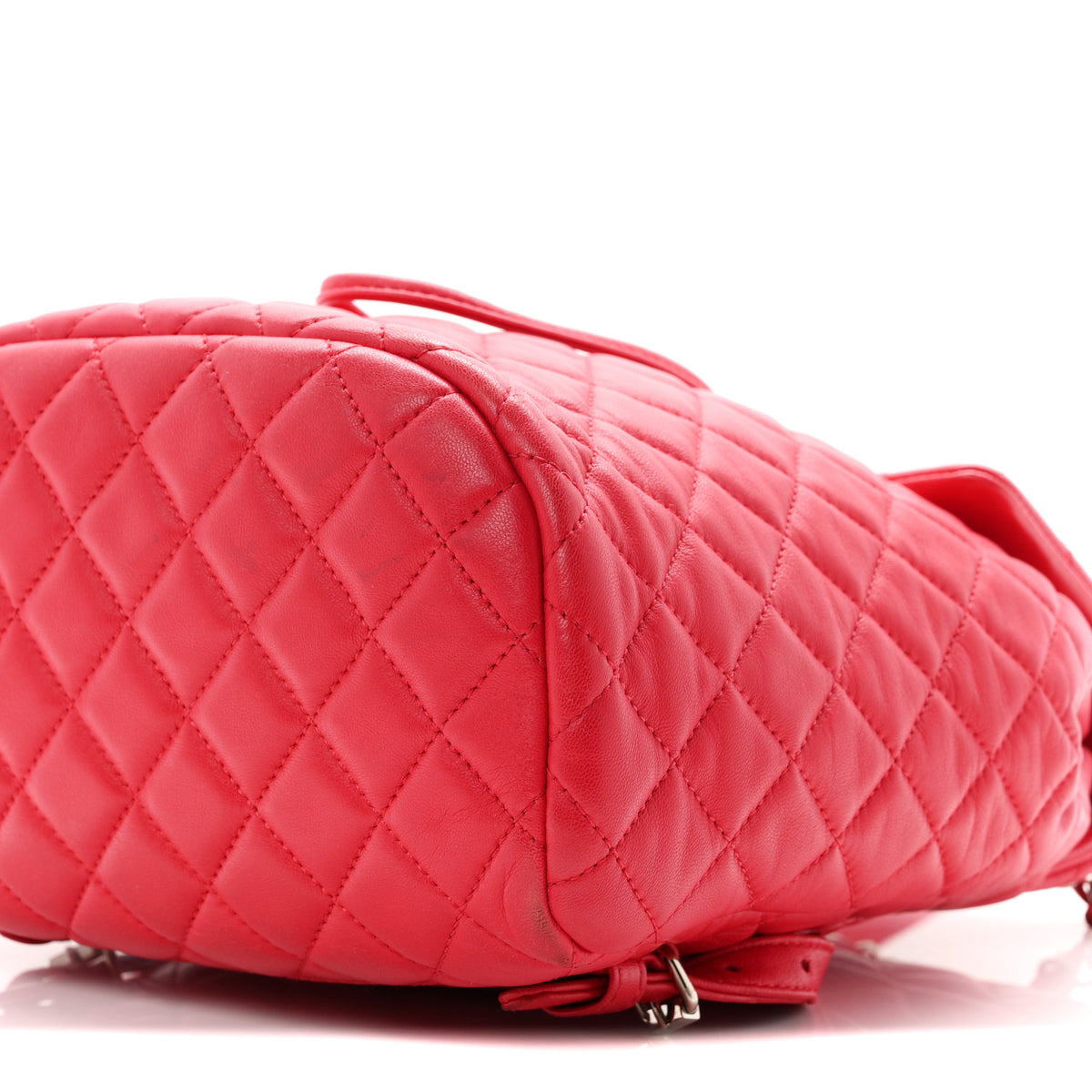 Chanel Lambskin Quilted Small Urban Spirit Backpack Dark Pink 9 of 9