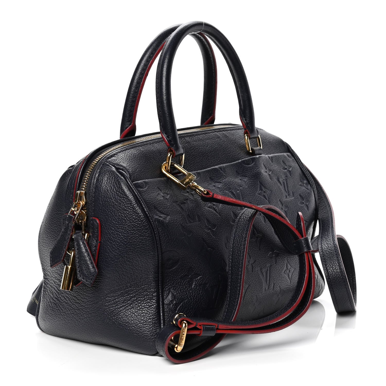 Louis Vuitton Empreinte Speedy Bandouliere 25 NM Marine Rouge 2 of 6