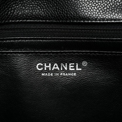 Chanel Caviar Quilted Jumbo Single Flap Black 6 of 11
