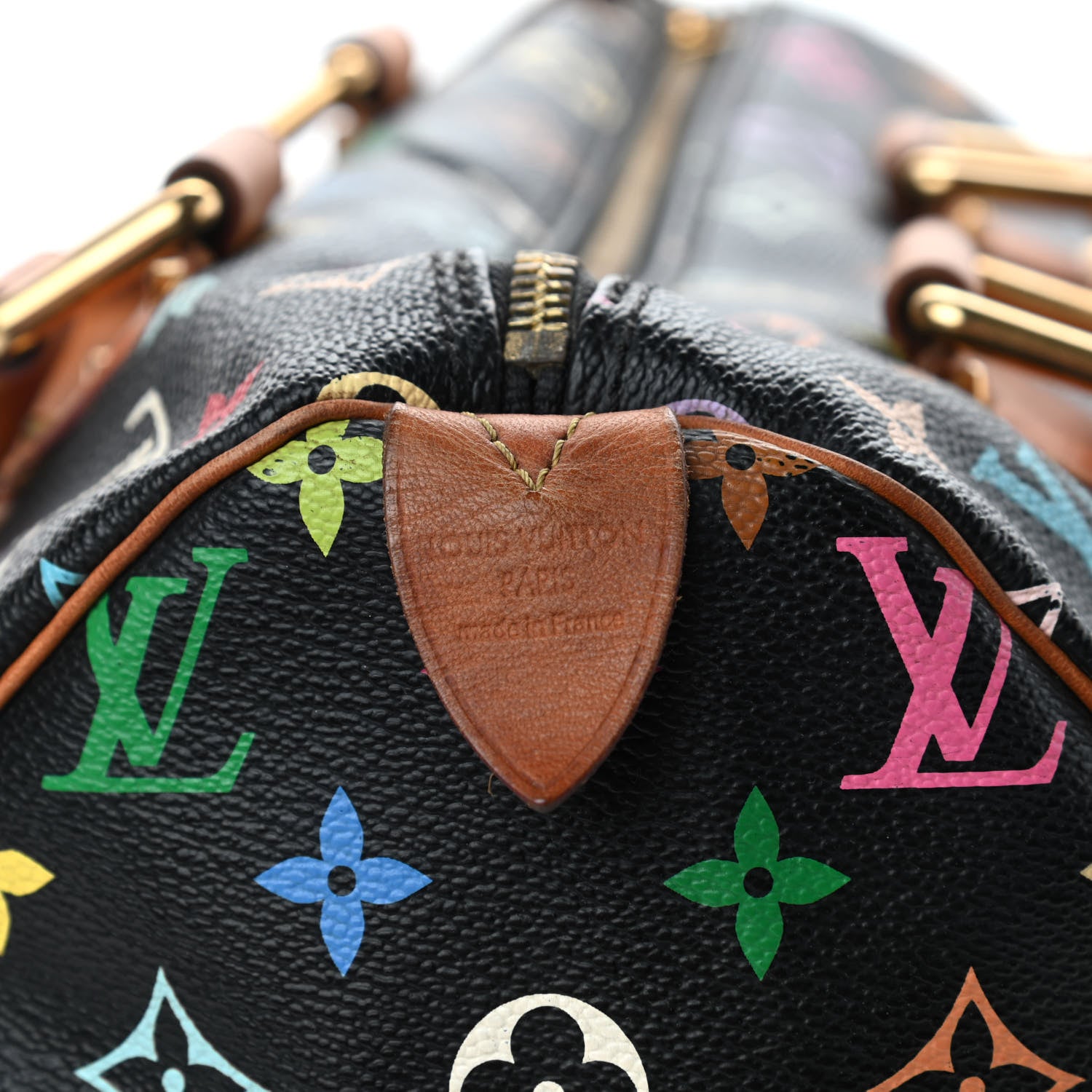 Louis Vuitton Monogram Multicolor Speedy 30 Black 6 of 9