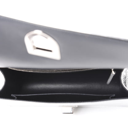 Christian Dior Metallic Patent Micro-Cannage Medium Diorama Flap Bag Silver 4 of 12