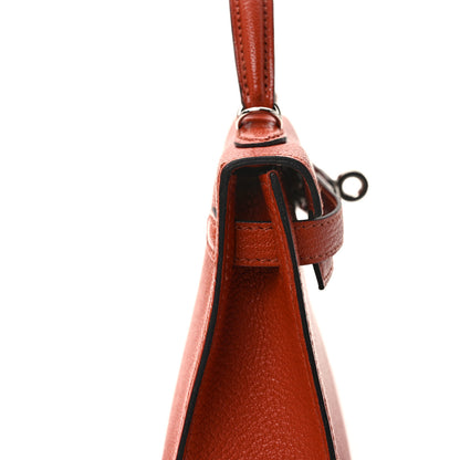 Hermes Chevre Mysore Mini Kelly Sellier 20 Cuivre Rose Mexico 13 of 14