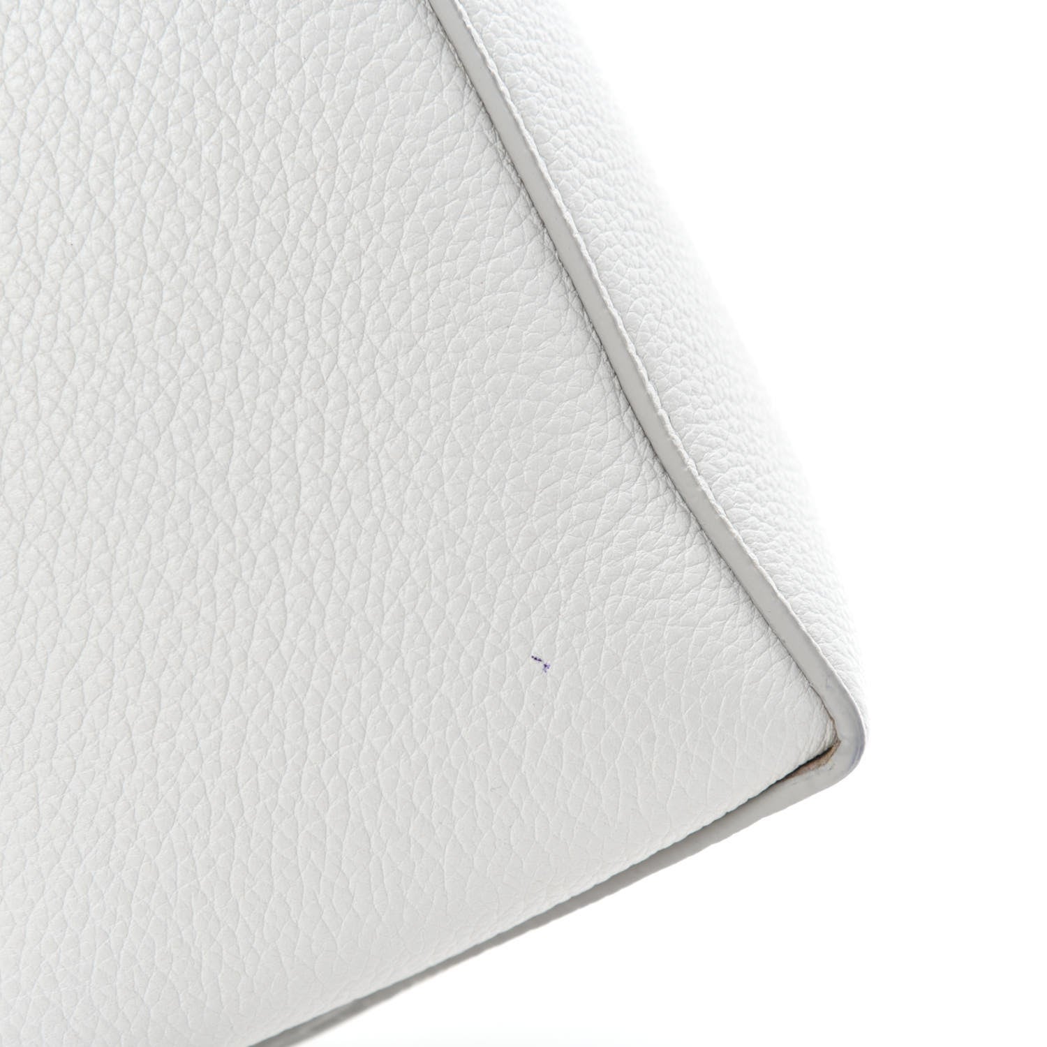 Celine Soft Grained Calfskin Small Sangle Bucket Bag White 8 of 12