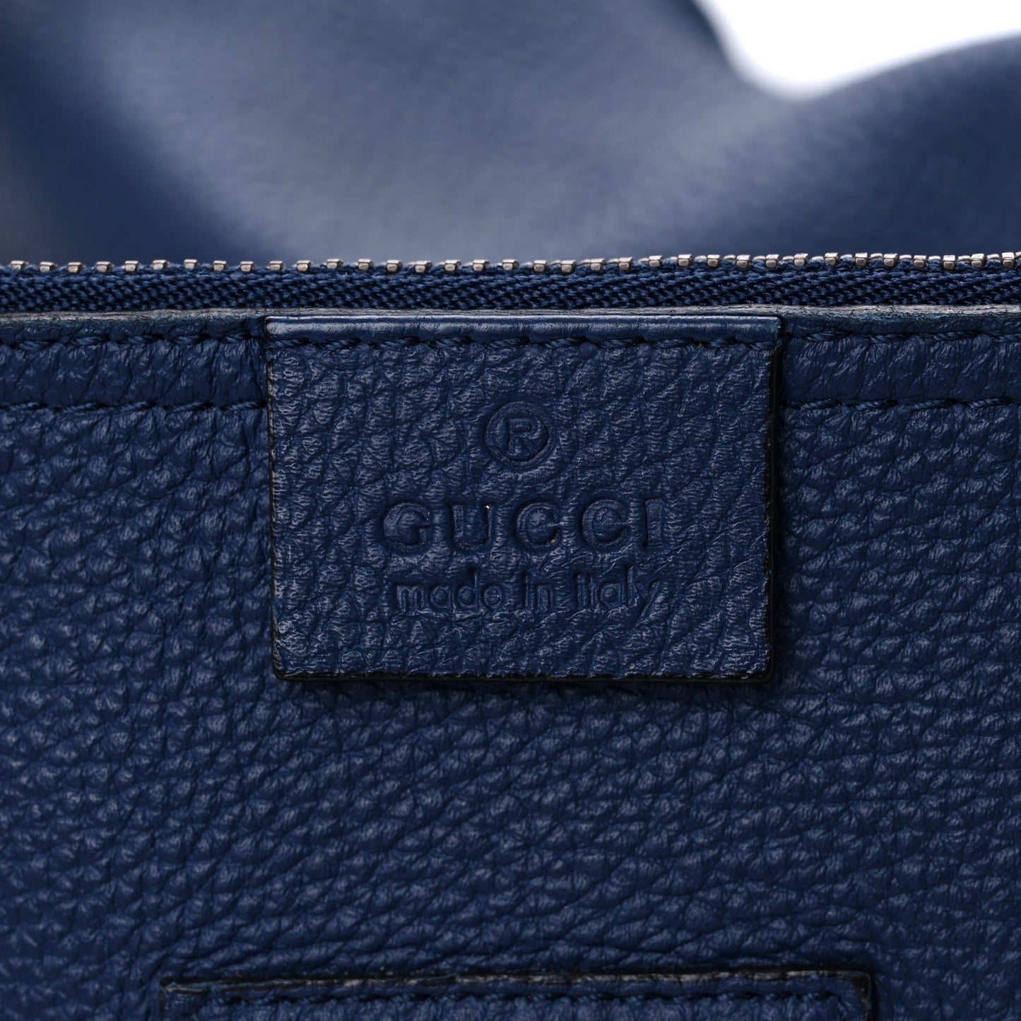 Soft Grained Calfskin Large Jackie Hobo Classic Blue Marine