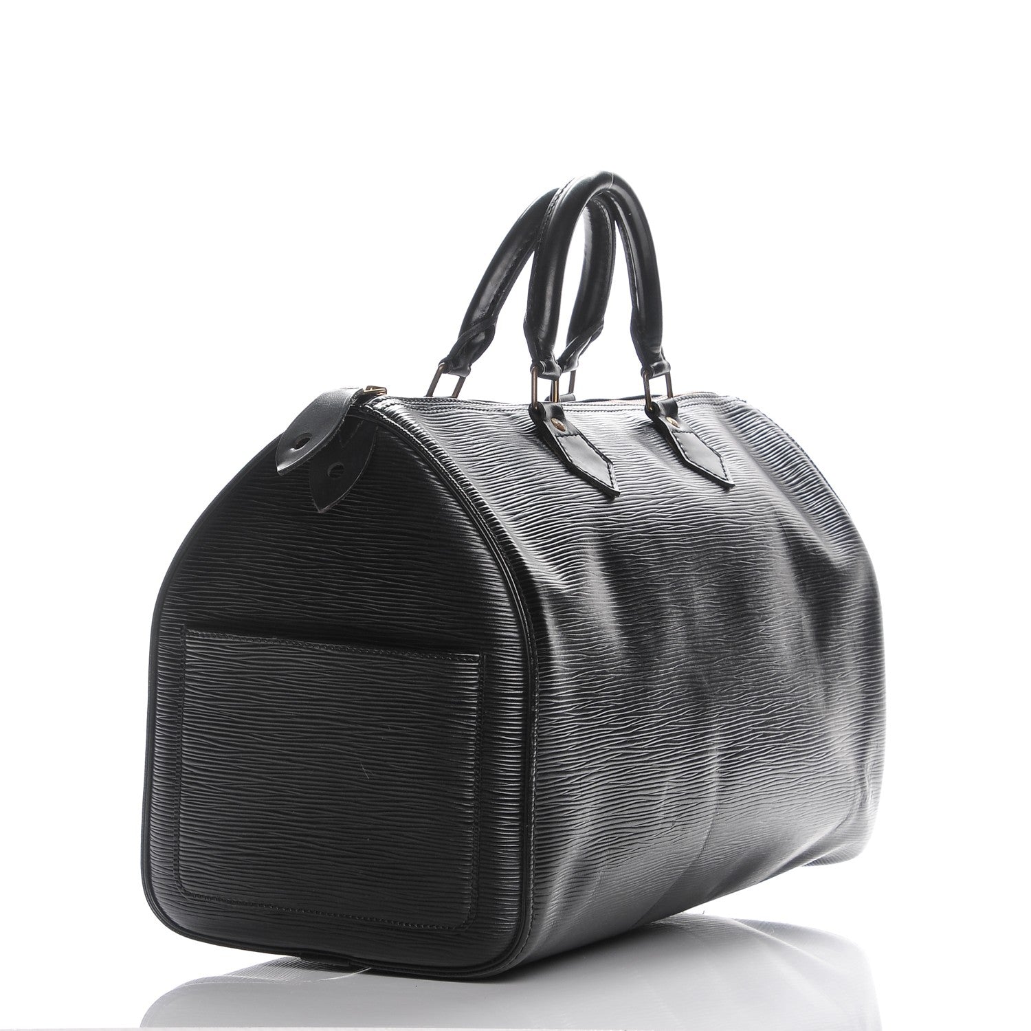 Louis Vuitton Epi Speedy 35 Black 3 of 7