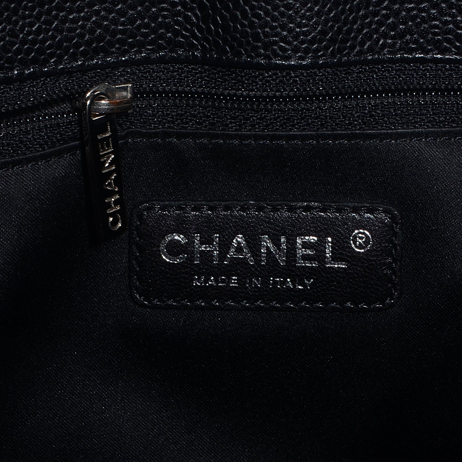 Chanel Caviar Grand Shopping Tote GST Black 6 of 7