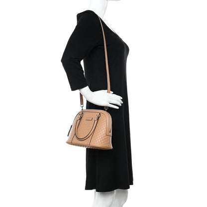 Gucci Soft Microguccissima Mini Dome Bag Camelia 2 of 12