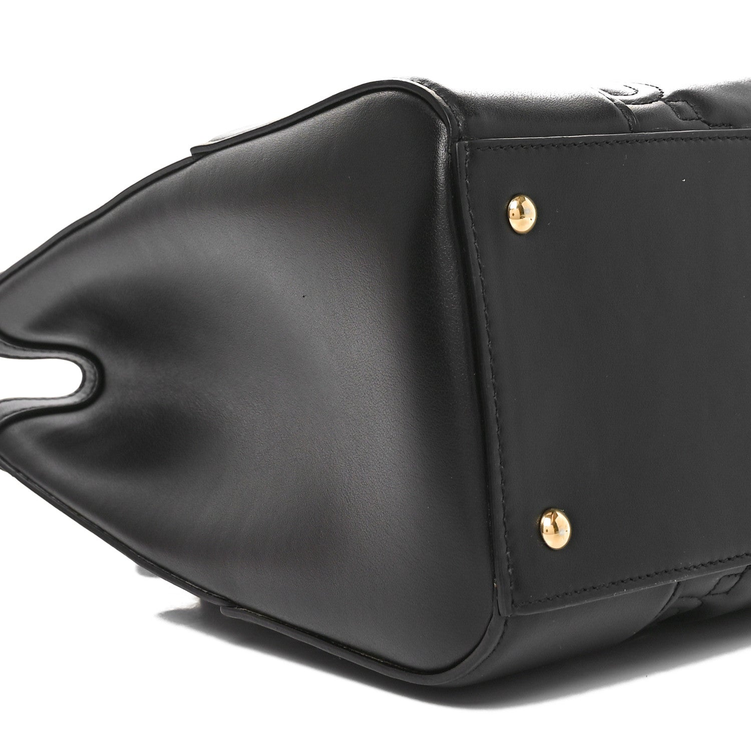 Gucci Calfskin GG Matelasse Small Tote Bag Black Natural 9 of 10