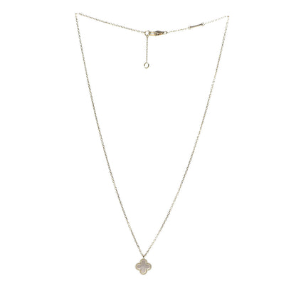 Van Cleef & Arpels 18K Yellow Gold Mother of Pearl Sweet Alhambra Pendant Necklace 2 of 6