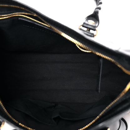 Balenciaga Chevre Gold Metallic Edge Hardware S City Black 5 of 12
