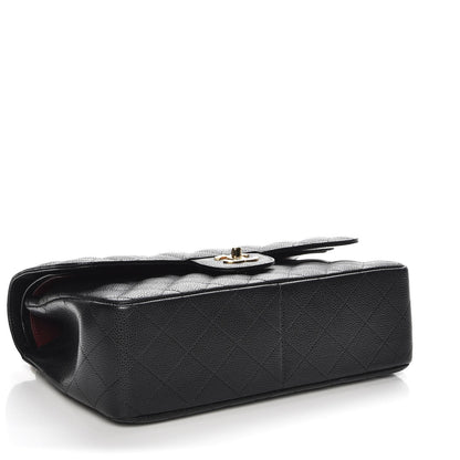 Chanel Caviar Quilted Jumbo Double Flap Black 4 of 8