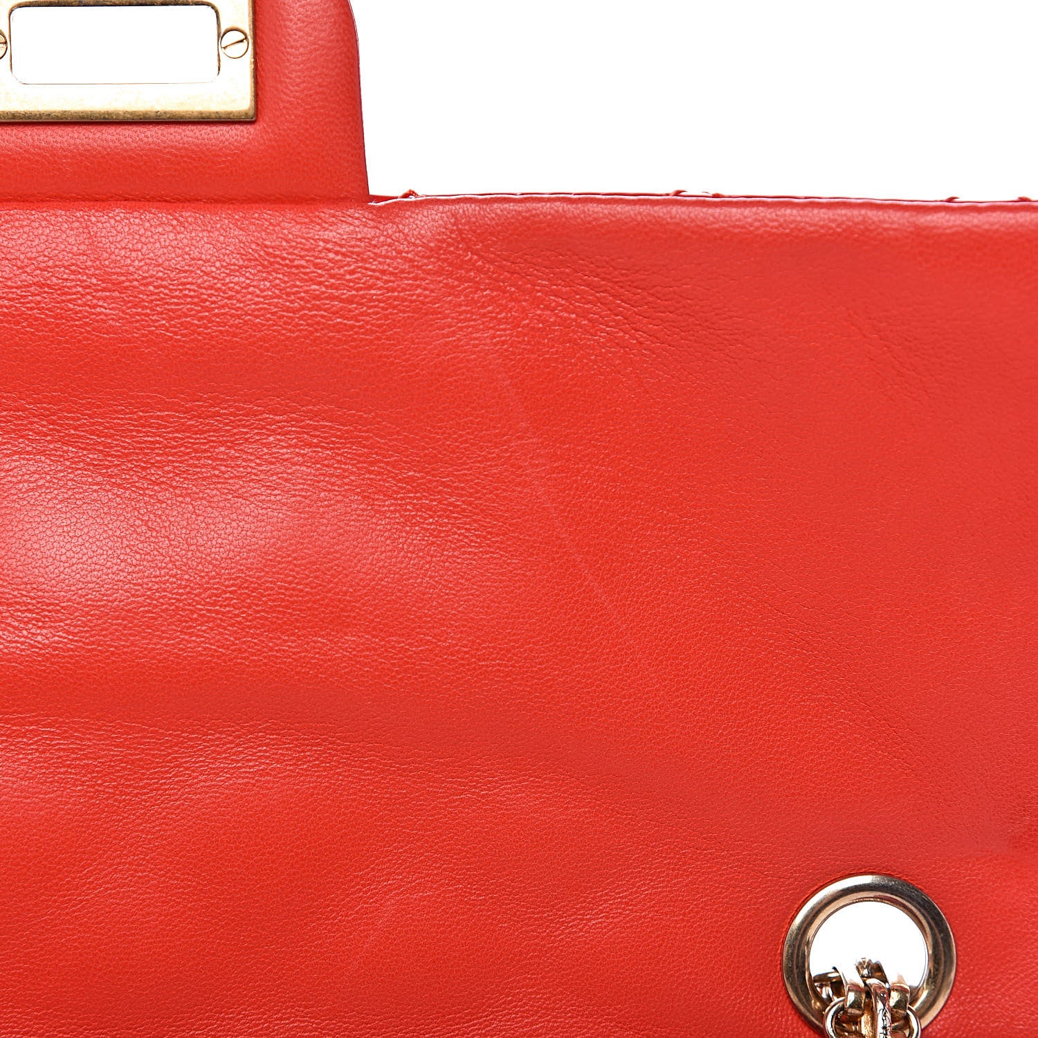 Chanel Patent Quilted Accordion Reissue 2.55 Flap Red 10 of 10