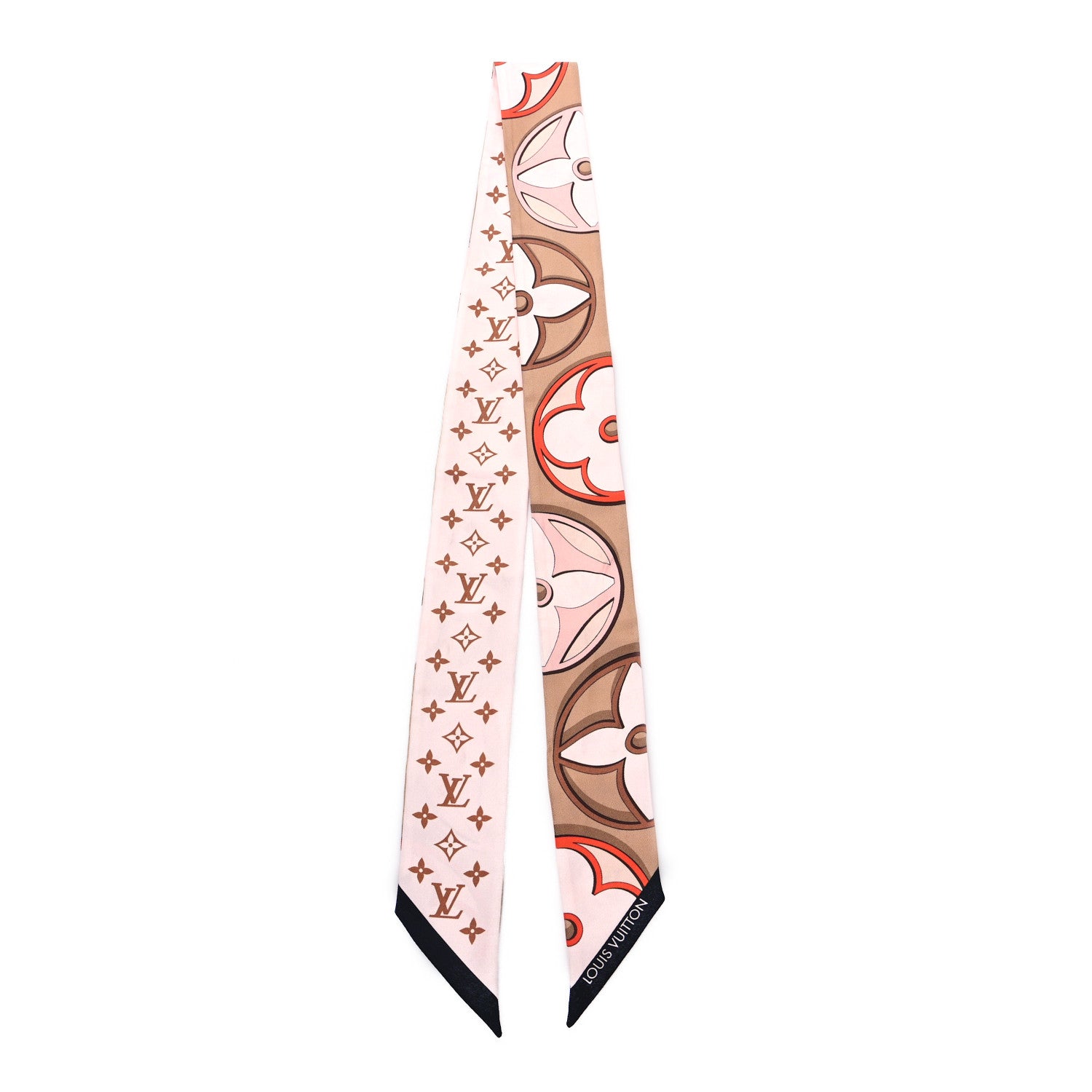 Louis Vuitton Silk Monogram LV Duality Bandeau 2 of 3