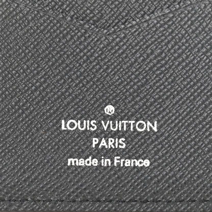Louis Vuitton Taiga Stripe Pocket Organizer NM Black 6 of 10