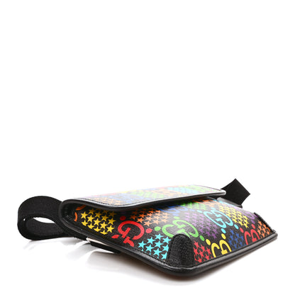 Gucci GG Supreme Monogram Psychedelic Slim Belt Bag Black 4 of 10