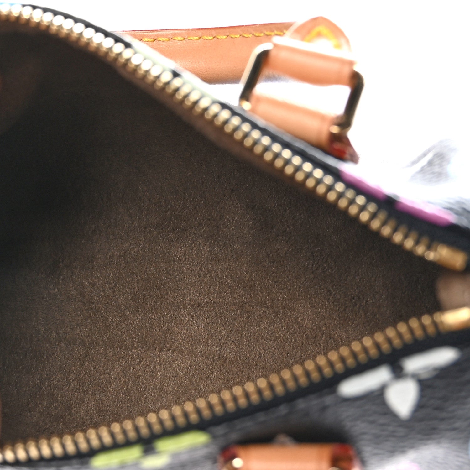 Louis Vuitton Monogram Multicolor Mini Sac HL Speedy Black 5 of 9
