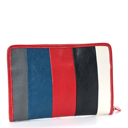 Balenciaga Agneau Arena Multicolore Mini Bazar Pouch Grey White Black Red Blue 3 of 9