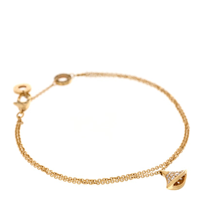 Bulgari 18K Yellow Gold Diamond Divas' Dream Bracelet SM 1 of 4