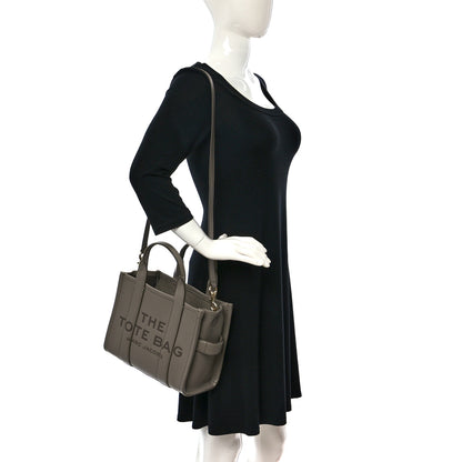 Marc Jacobs Grained Calfskin Small The Tote Bag Cement 2 of 8