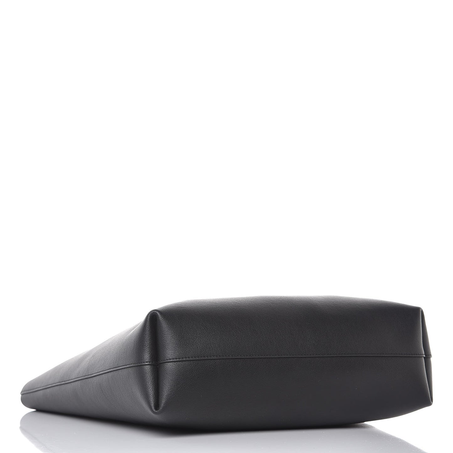 Calfskin Medium Shopping Tote Black