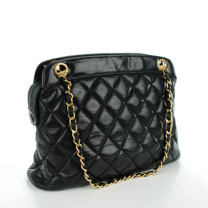 Chanel Lambskin Quilted Shoulder Bag Black 3 of 8
